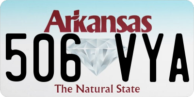 AR license plate 506VYA