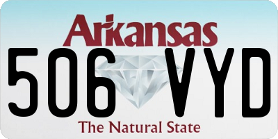 AR license plate 506VYD