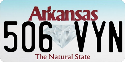 AR license plate 506VYN