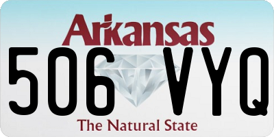 AR license plate 506VYQ