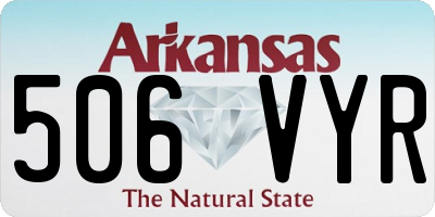 AR license plate 506VYR