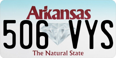 AR license plate 506VYS