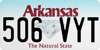 AR license plate 506VYT