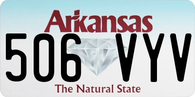 AR license plate 506VYV