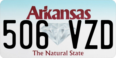 AR license plate 506VZD