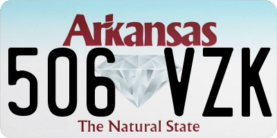 AR license plate 506VZK