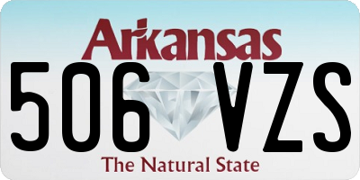 AR license plate 506VZS