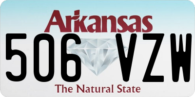 AR license plate 506VZW