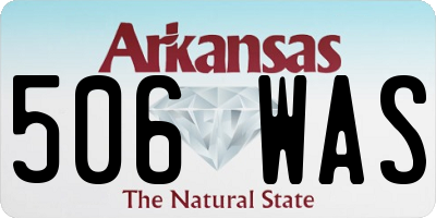 AR license plate 506WAS