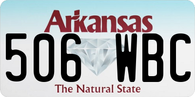 AR license plate 506WBC