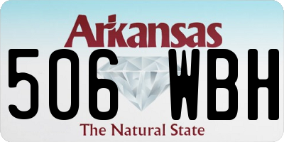 AR license plate 506WBH