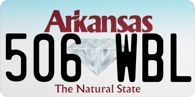 AR license plate 506WBL