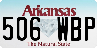 AR license plate 506WBP