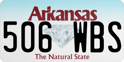 AR license plate 506WBS