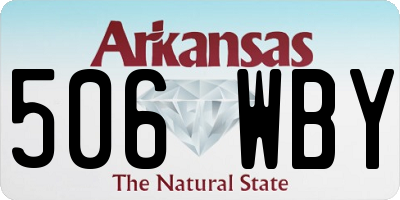 AR license plate 506WBY