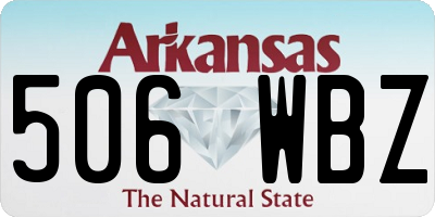 AR license plate 506WBZ