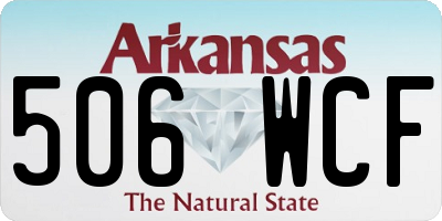 AR license plate 506WCF