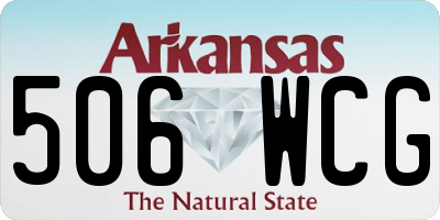 AR license plate 506WCG