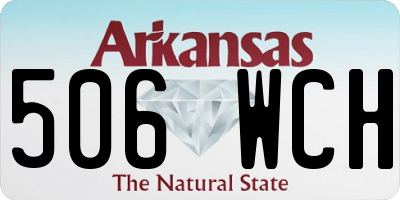AR license plate 506WCH