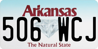 AR license plate 506WCJ