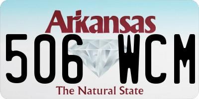 AR license plate 506WCM