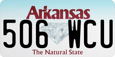 AR license plate 506WCU