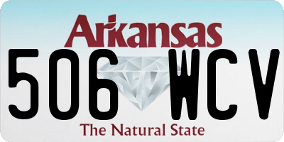AR license plate 506WCV