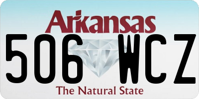 AR license plate 506WCZ