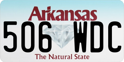AR license plate 506WDC