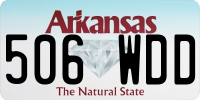 AR license plate 506WDD