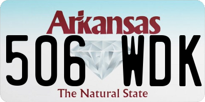 AR license plate 506WDK