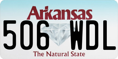 AR license plate 506WDL