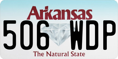 AR license plate 506WDP