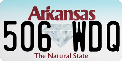 AR license plate 506WDQ