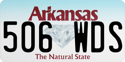 AR license plate 506WDS