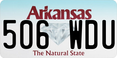AR license plate 506WDU