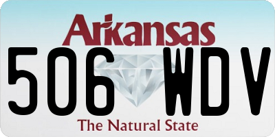 AR license plate 506WDV