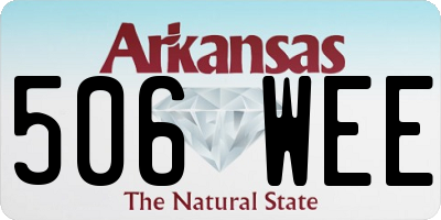 AR license plate 506WEE