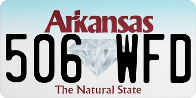 AR license plate 506WFD