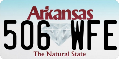 AR license plate 506WFE
