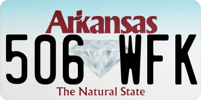 AR license plate 506WFK