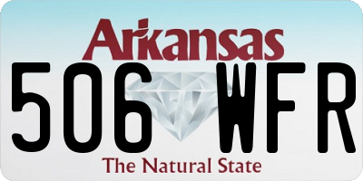 AR license plate 506WFR