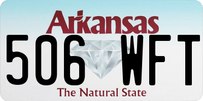 AR license plate 506WFT