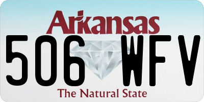 AR license plate 506WFV