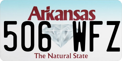 AR license plate 506WFZ