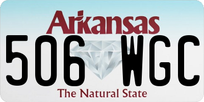AR license plate 506WGC