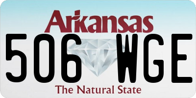 AR license plate 506WGE