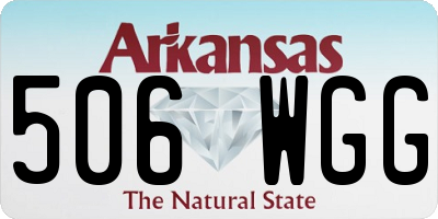 AR license plate 506WGG