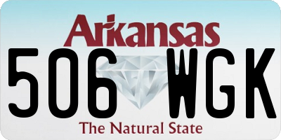 AR license plate 506WGK