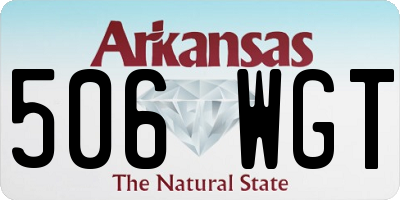 AR license plate 506WGT